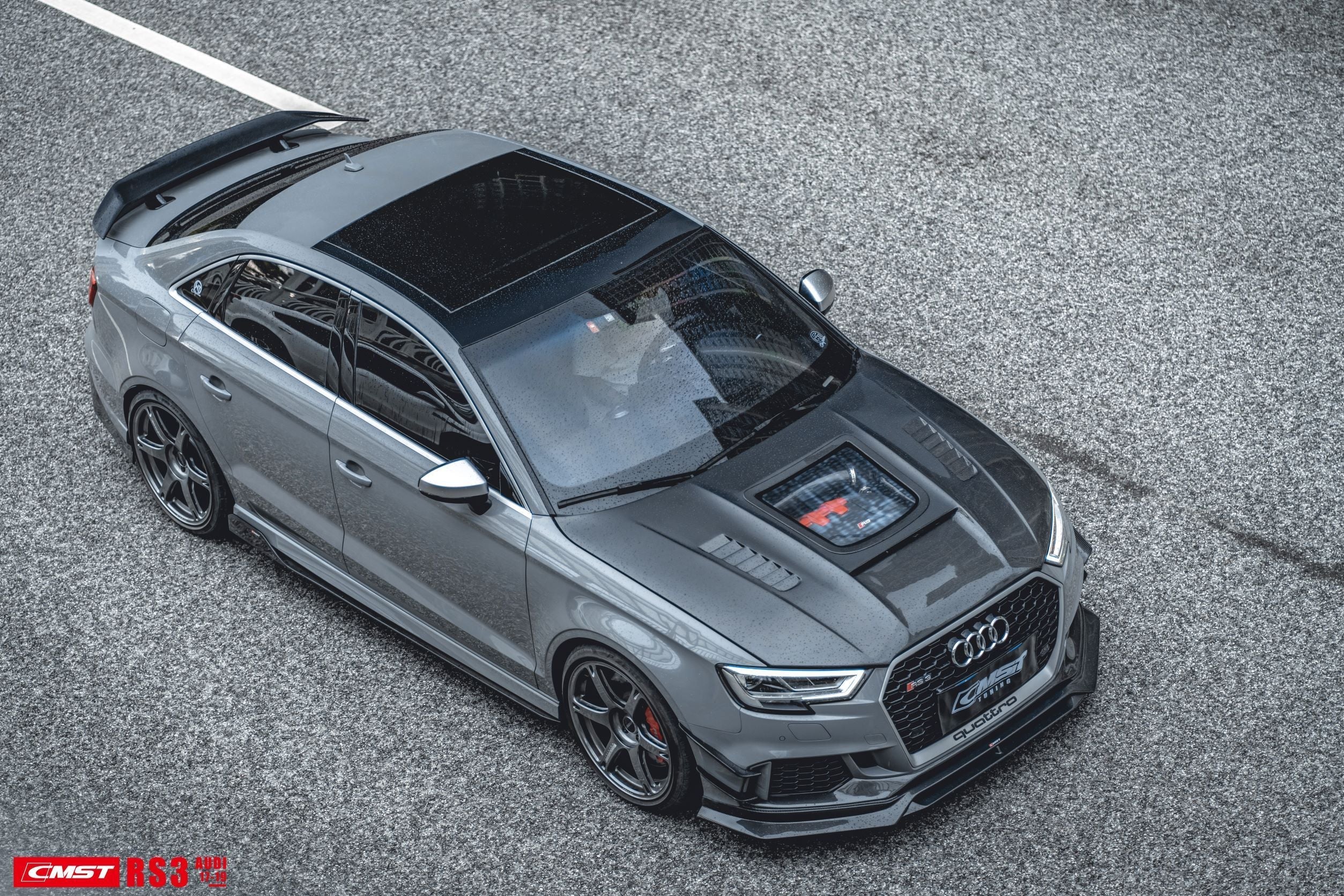CMST Carbon Fiber Front Lip for Audi RS3 2018-2020