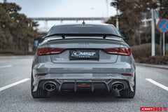 CMST Carbon Fiber Rear Spoiler Wing ver.3 for Audi RS3 2018-2020 & S3 & A3 S Line & A3 2014-2020