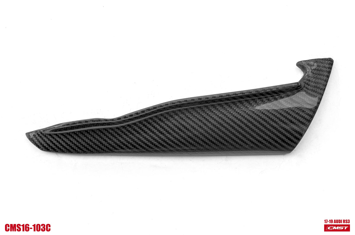 CMST Carbon Fiber Front Bumper Canards for Audi RS3 2018-2020