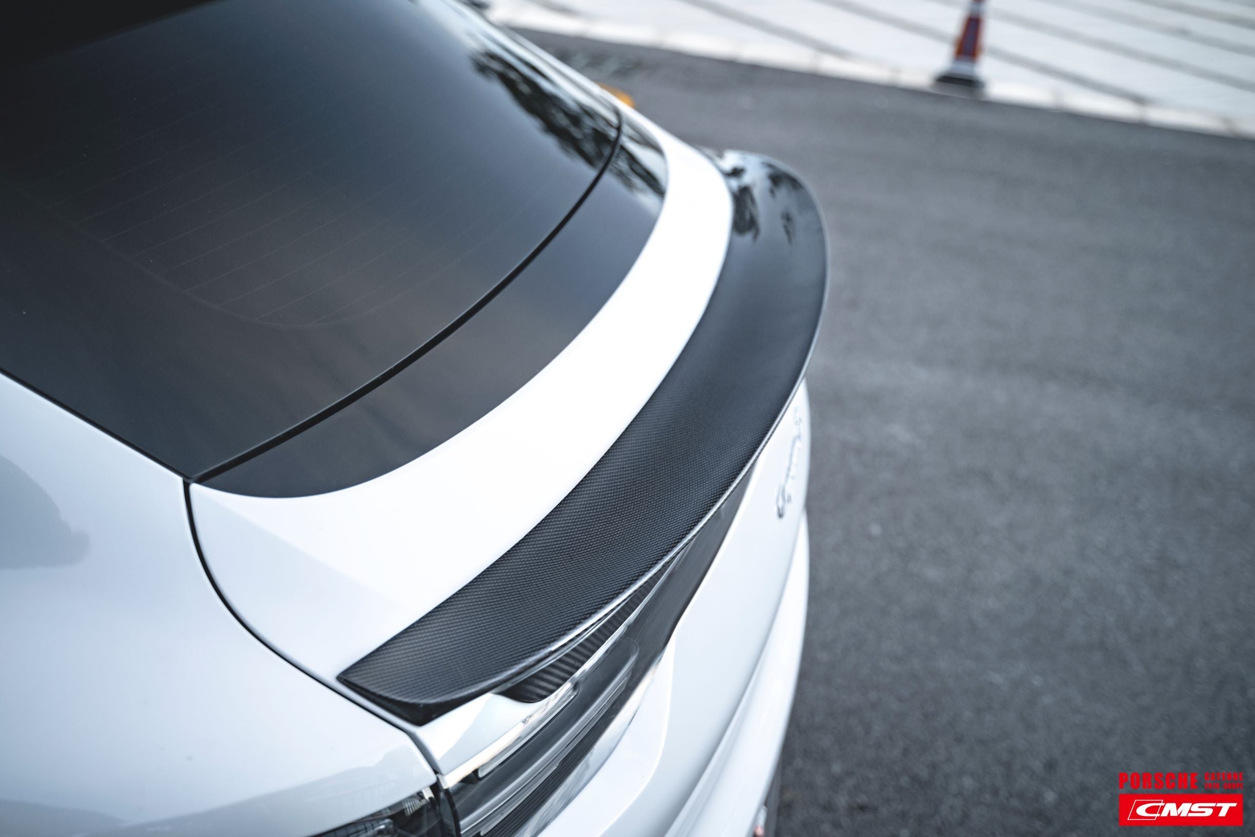 CMST Carbon Fiber Rear Spoiler for Porsche Cayenne Coupe 9Y3 2018-23