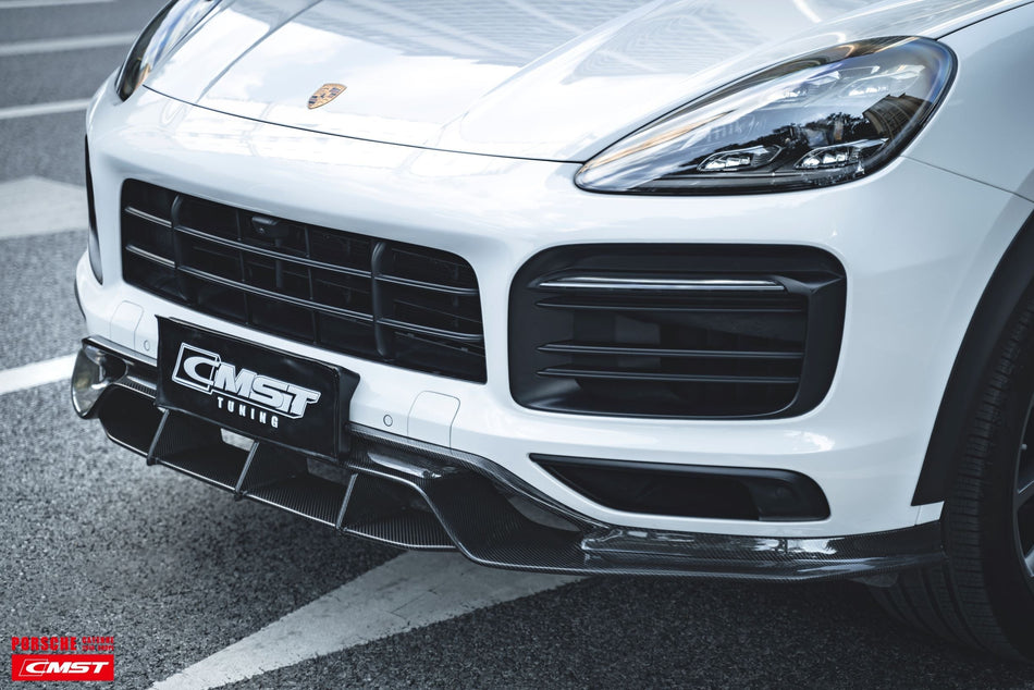 CMST Carbon Fiber Front Lip for Porsche Cayenne Coupe 9Y3 2018-23