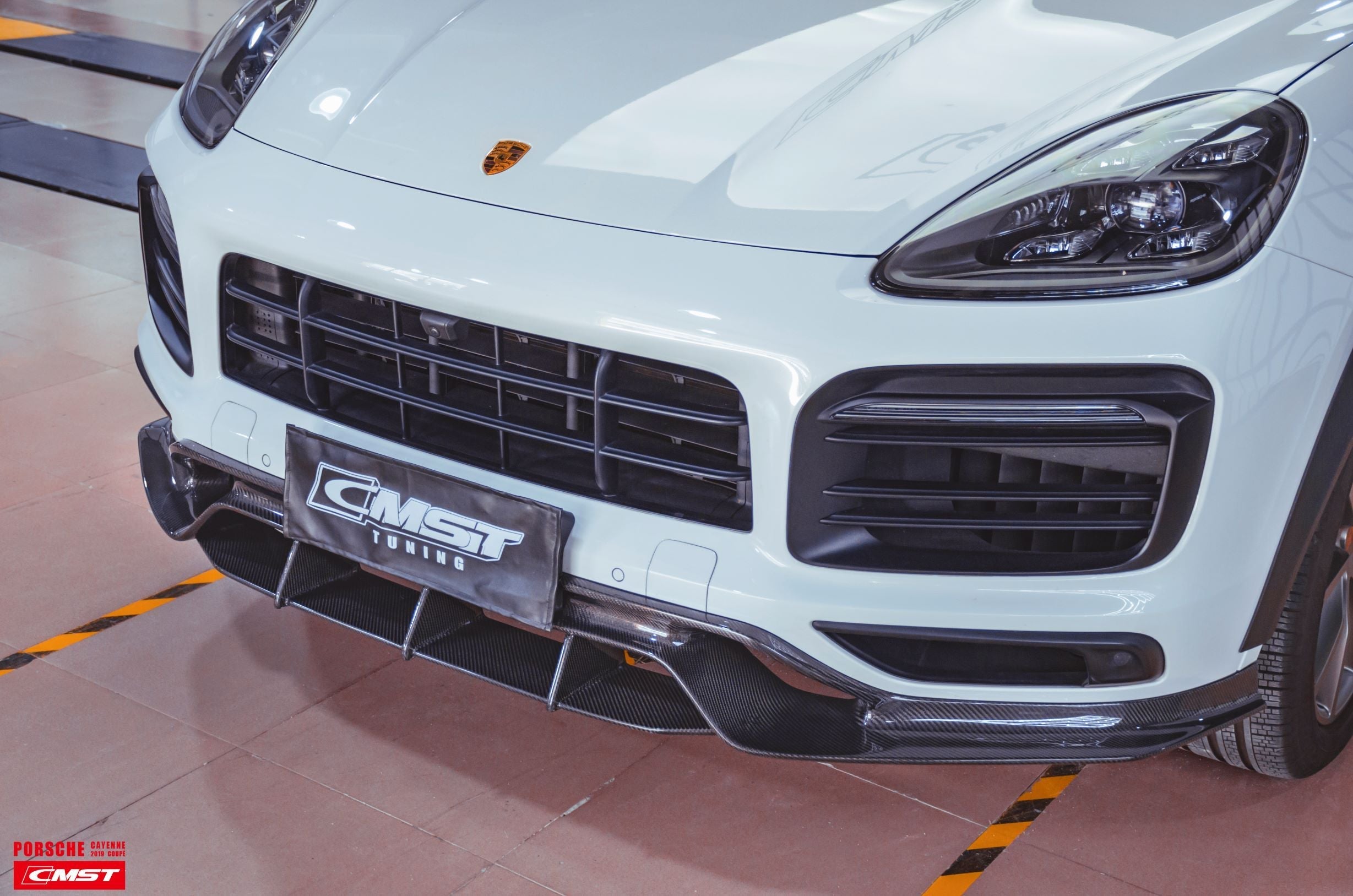 CMST Carbon Fiber Front Lip for Porsche Cayenne Coupe 9Y3 2018-23