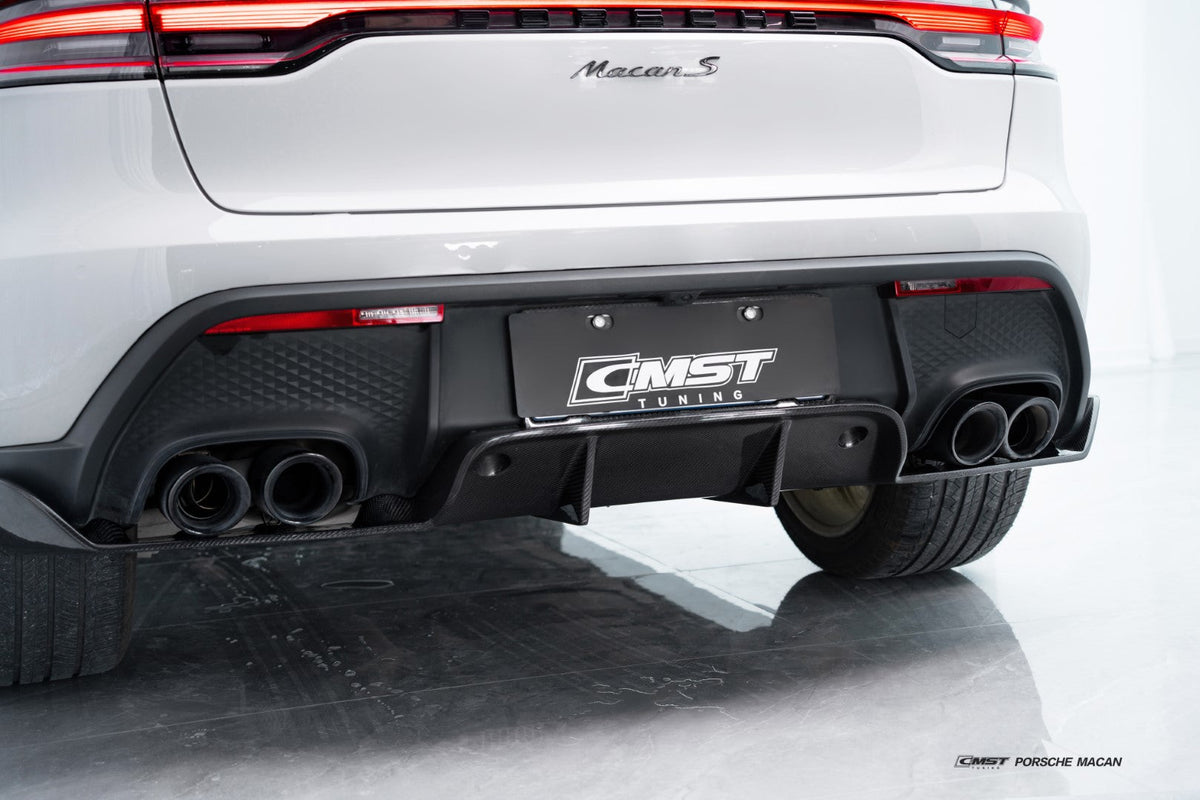 CMST Pre-preg Carbon Fiber Rear Diffuser for Porsche Macan Base / S / T 2022-ON
