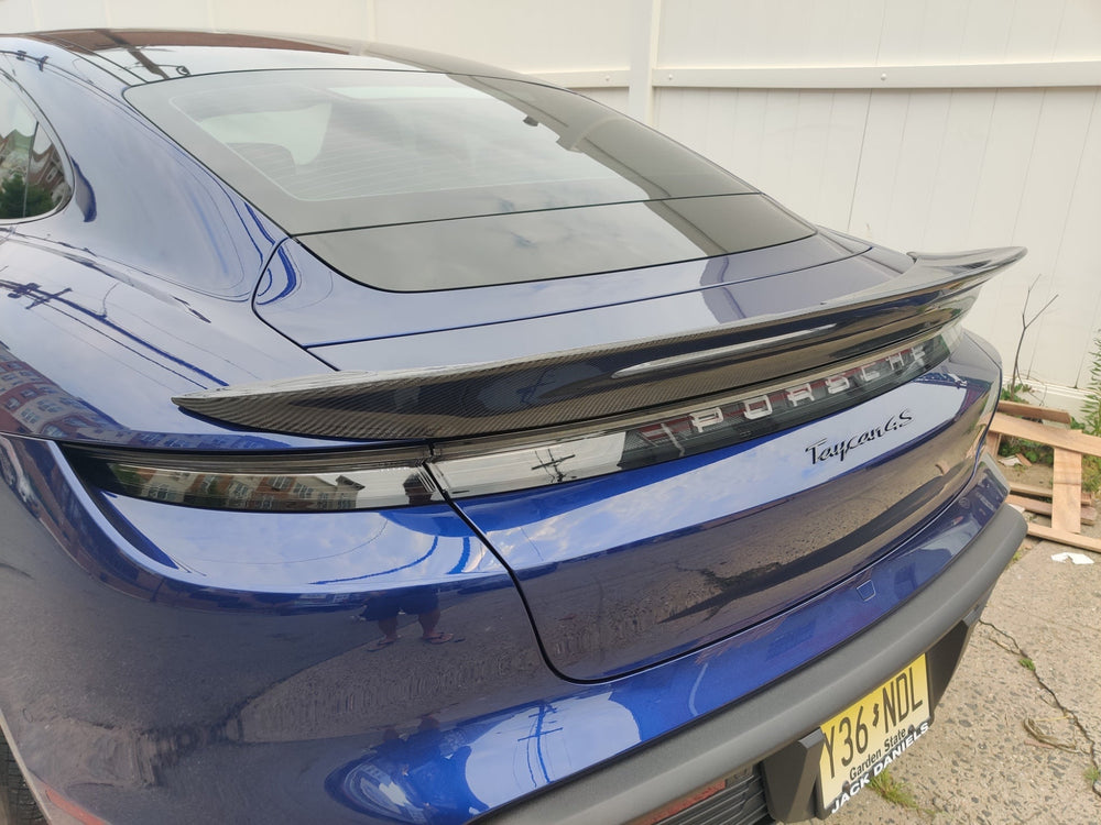 CMST Carbon Fiber Rear Spoiler for Porsche Taycan & Turbo & Turbo S