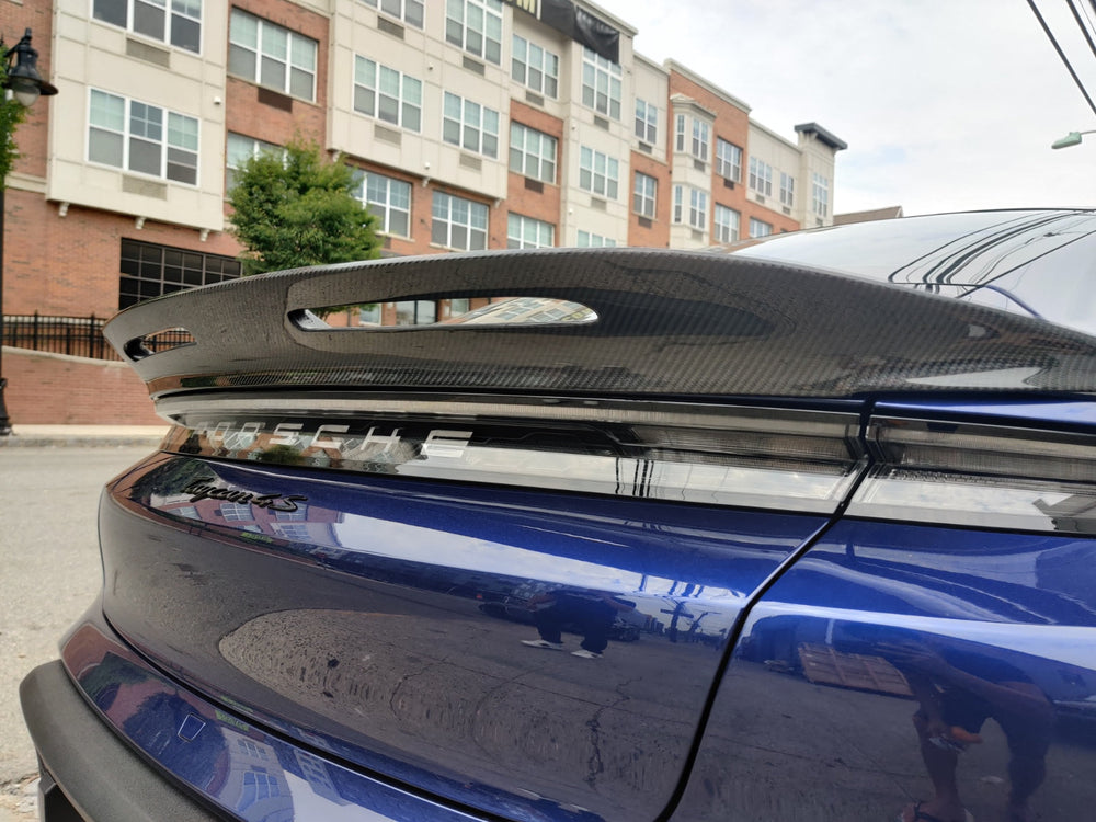 CMST Carbon Fiber Rear Spoiler for Porsche Taycan & Turbo & Turbo S