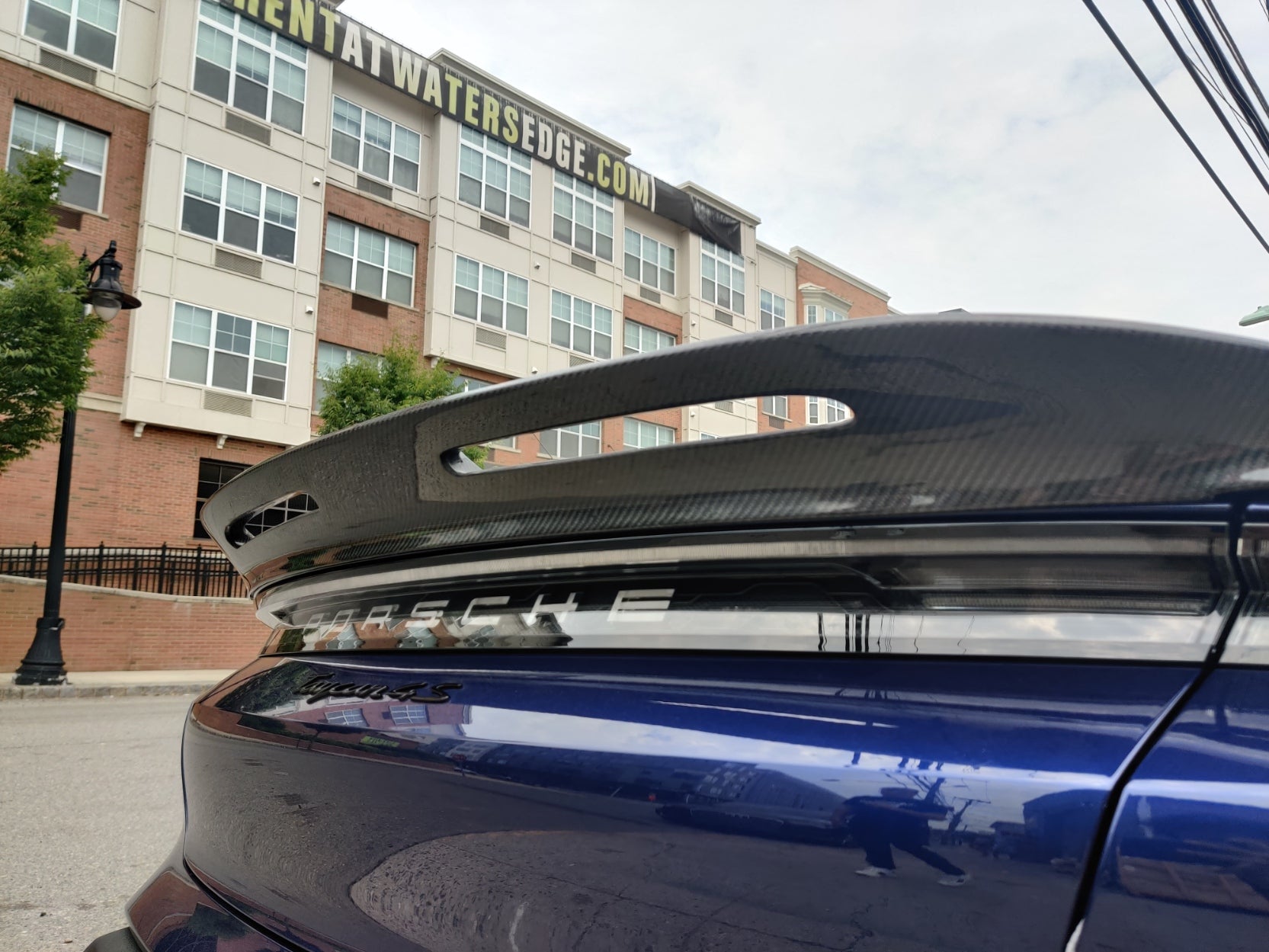 CMST Carbon Fiber Rear Spoiler for Porsche Taycan & Turbo & Turbo S
