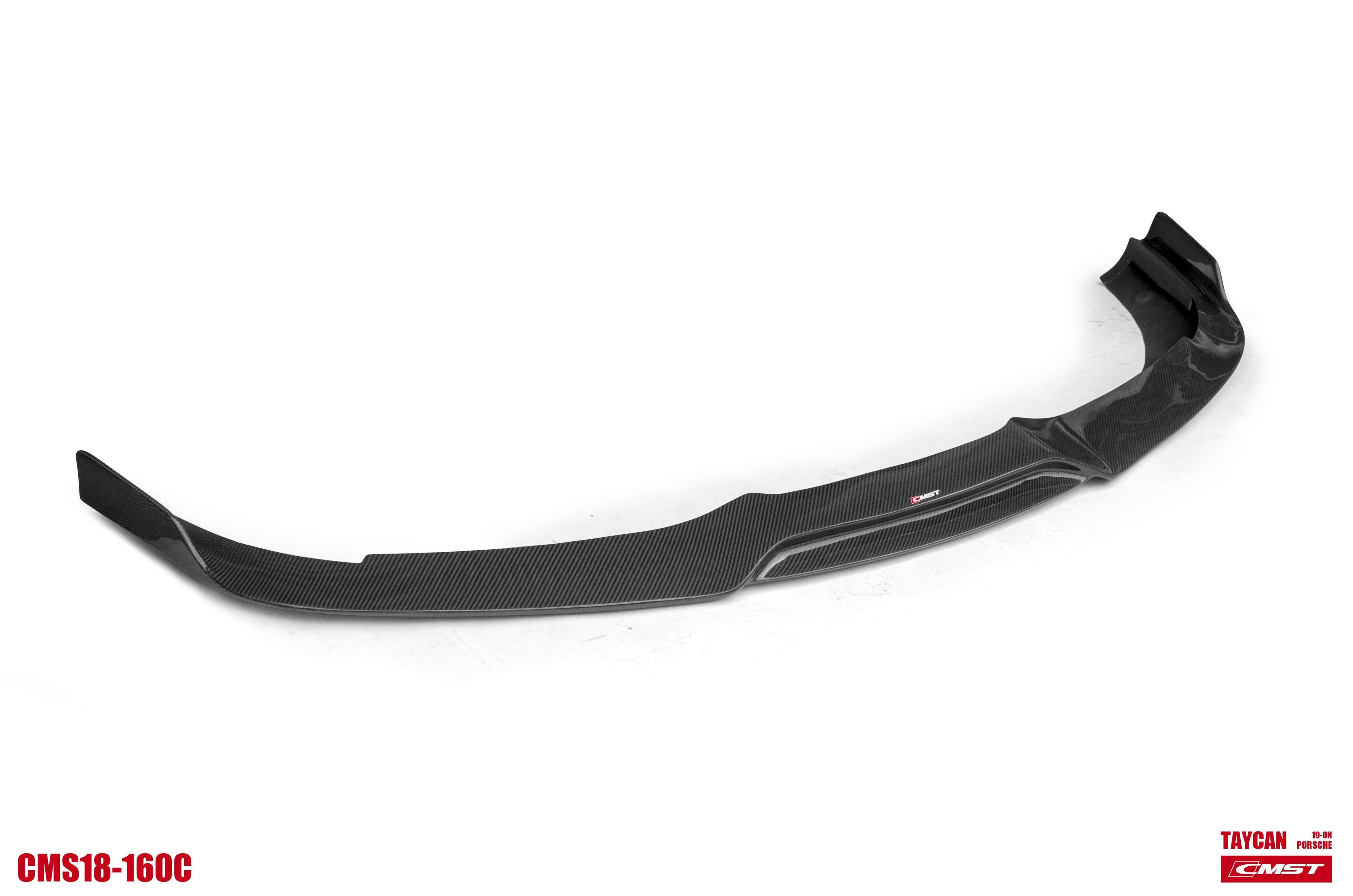 CMST Carbon Fiber Front Lip for Porsche Taycan Base & 4S