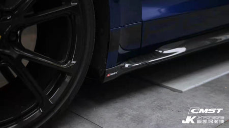 CMST Carbon Fiber Side Skirts for Porsche Taycan & 4S & Turbo & Turbo S