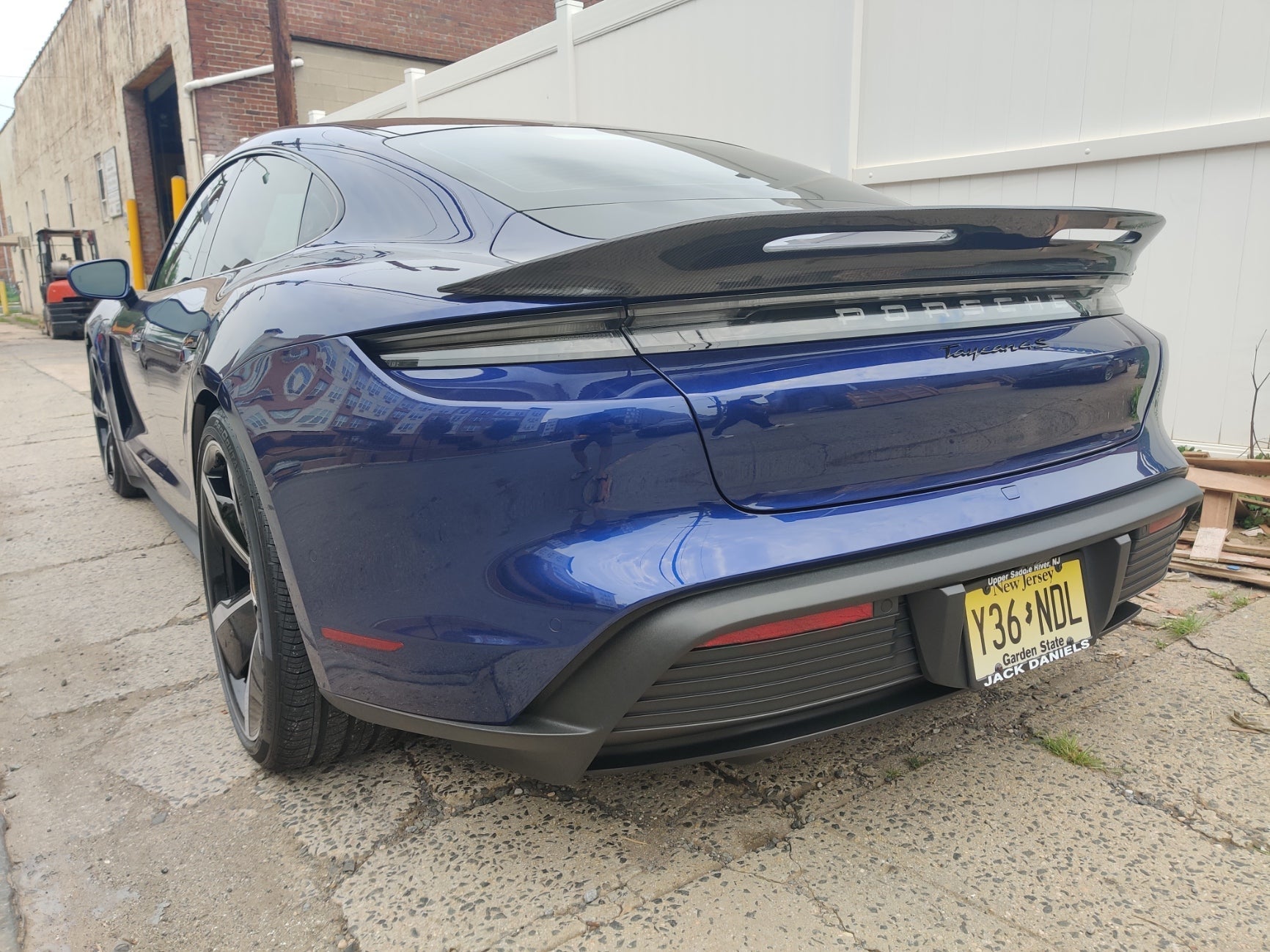 CMST Carbon Fiber Rear Spoiler for Porsche Taycan & Turbo & Turbo S