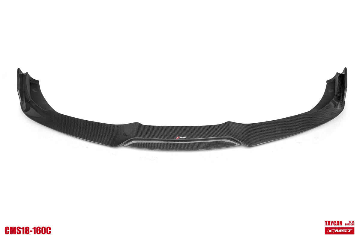 CMST Carbon Fiber Front Lip for Porsche Taycan Base & 4S