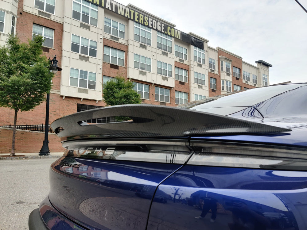 CMST Carbon Fiber Rear Spoiler for Porsche Taycan & Turbo & Turbo S