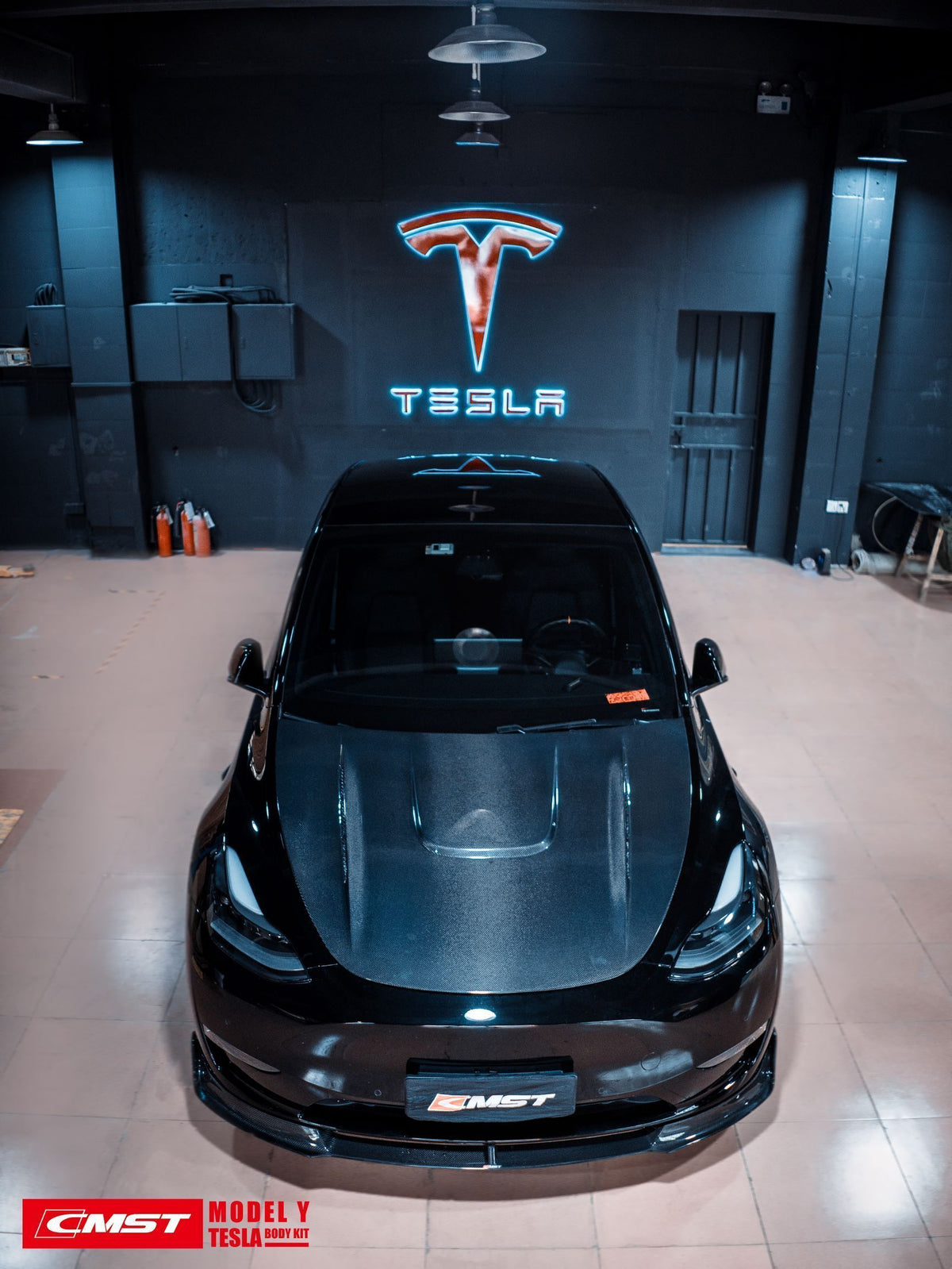 CMST Carbon Fiber Front Lip Ver.1 for Tesla Model Y