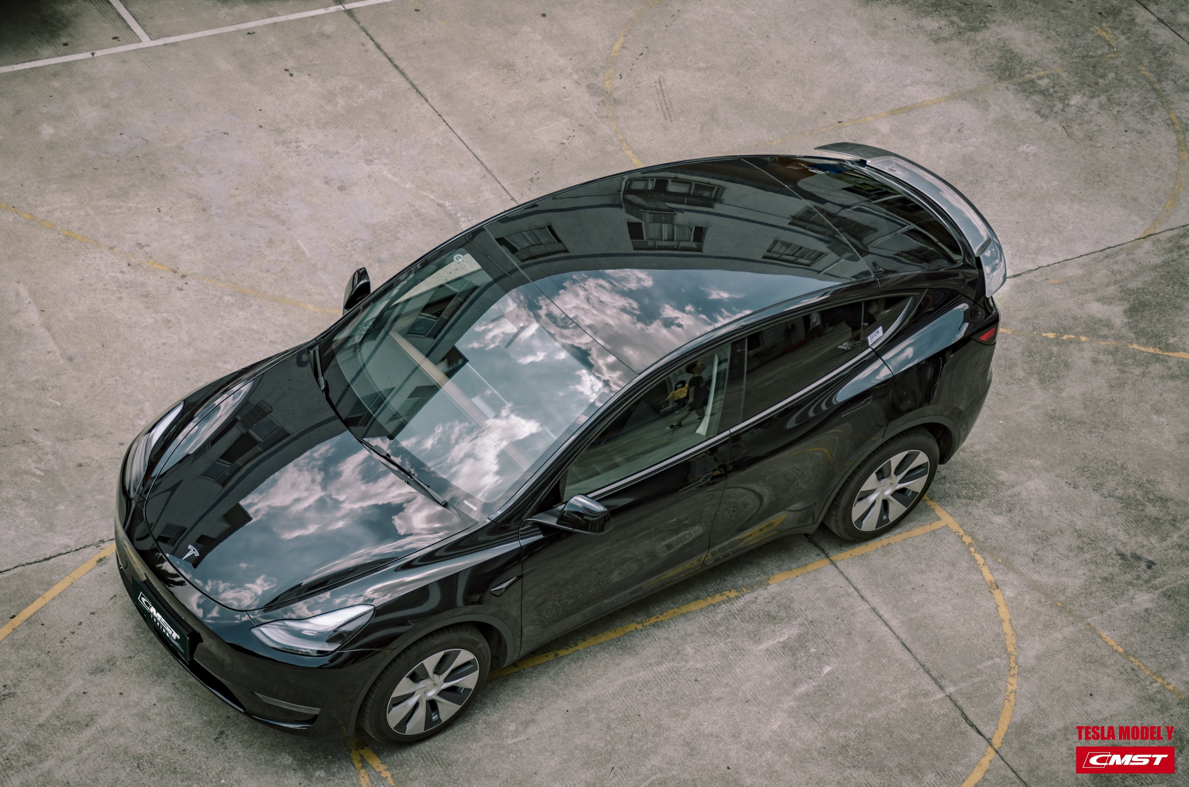 CMST Carbon Fiber Rear Spoiler Ver.2 for Tesla Model Y