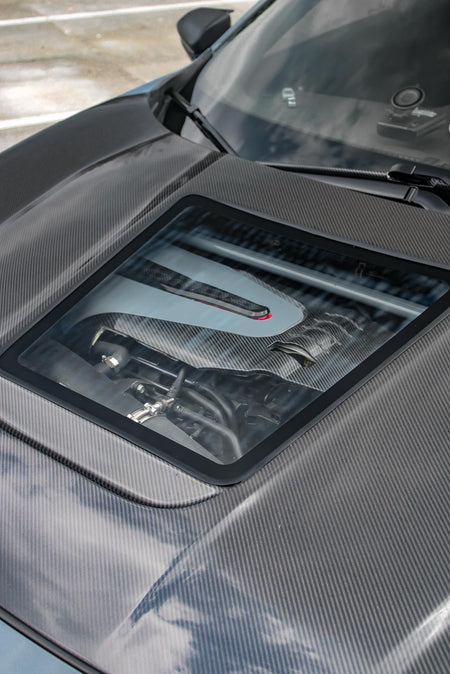 CMST Carbon Fiber Glass Transparent Hood for Honda FK8 Type-R & 10th Gen Civic