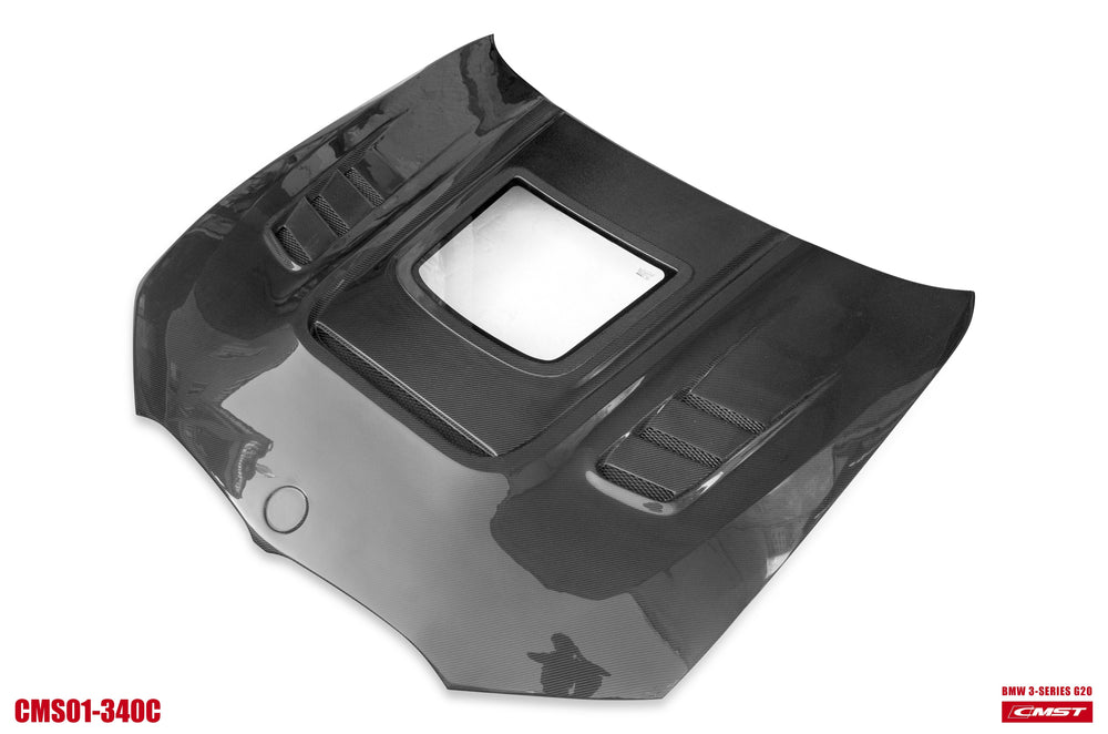 CMST Carbon Fiber Glass Transparent Hood Bonnet for BMW 3 Series G20 G28 330i M340i