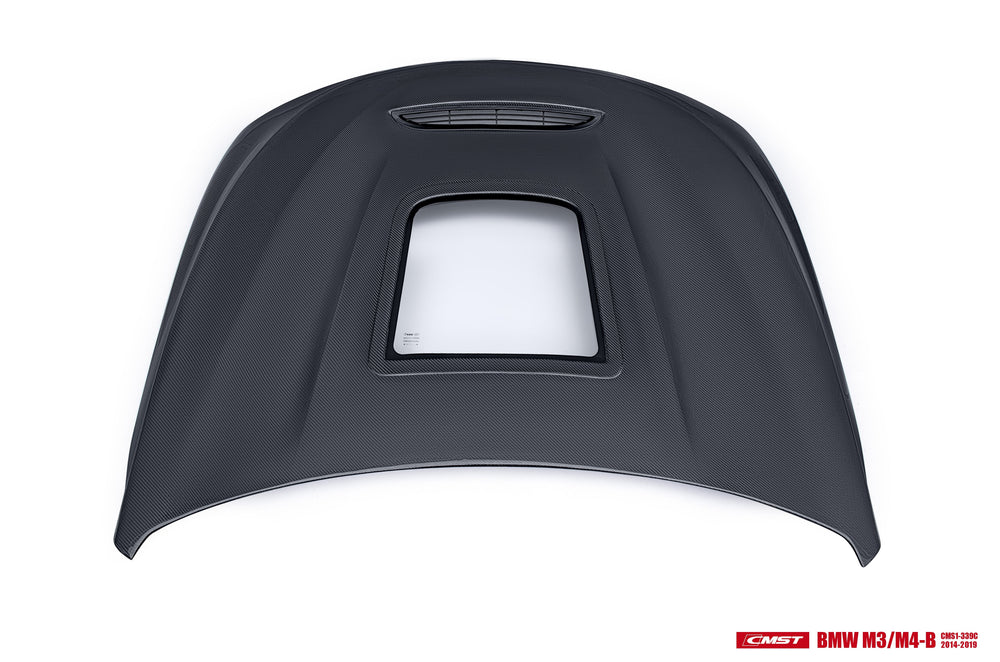CMST Carbon Fiber Glass transparent Hood GTS Style BMW M3 / M4 F80 F82 F83