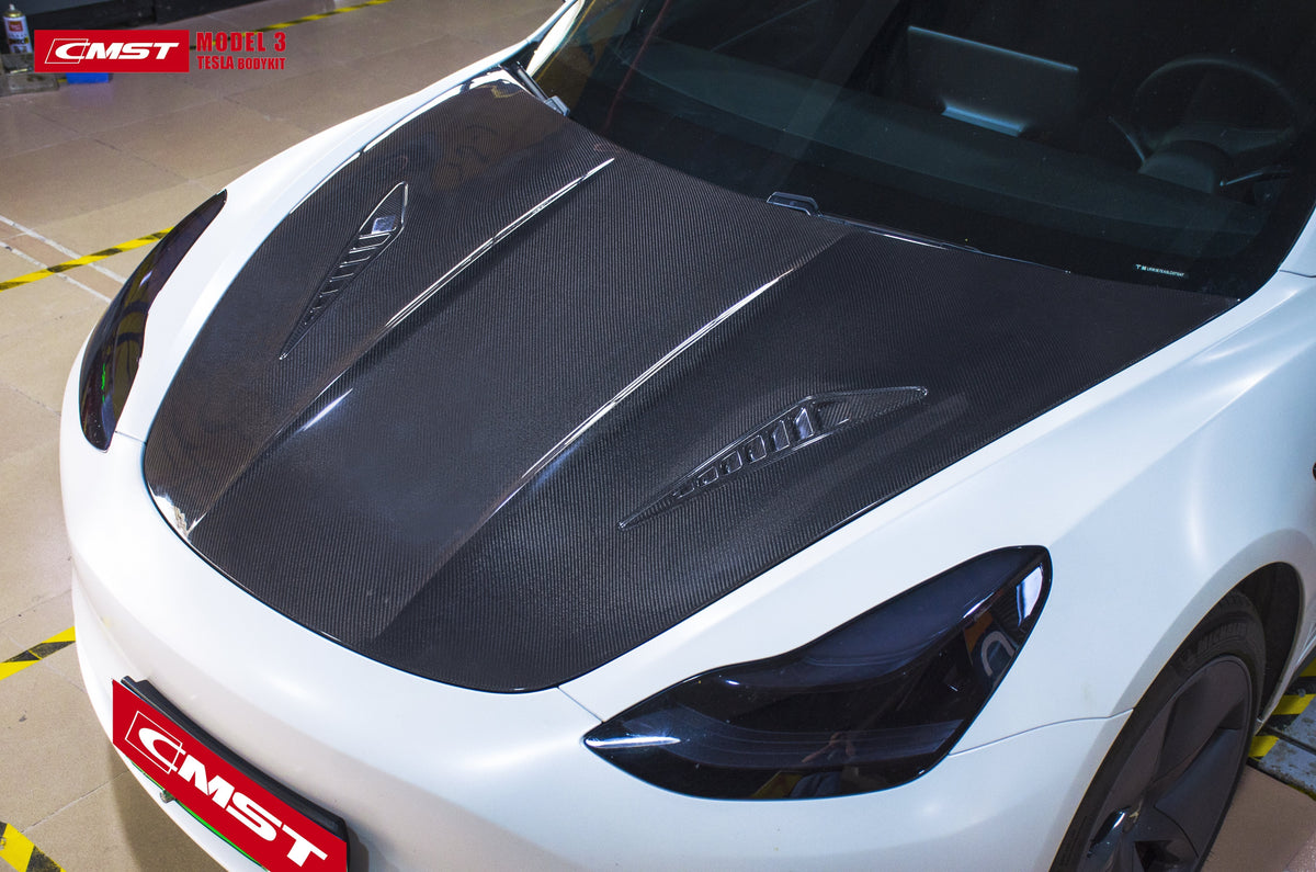 CMST Carbon Fiber Hood Ver.2 for Tesla Model 3