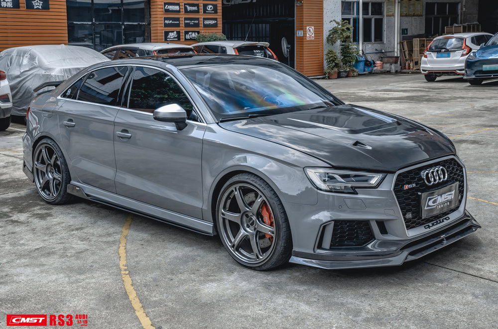 CMST Carbon Fiber Hood Bonnet Ver.4 for Audi RS3 2018-2020 & 2014-2020 A3 & A3 S Line & S3