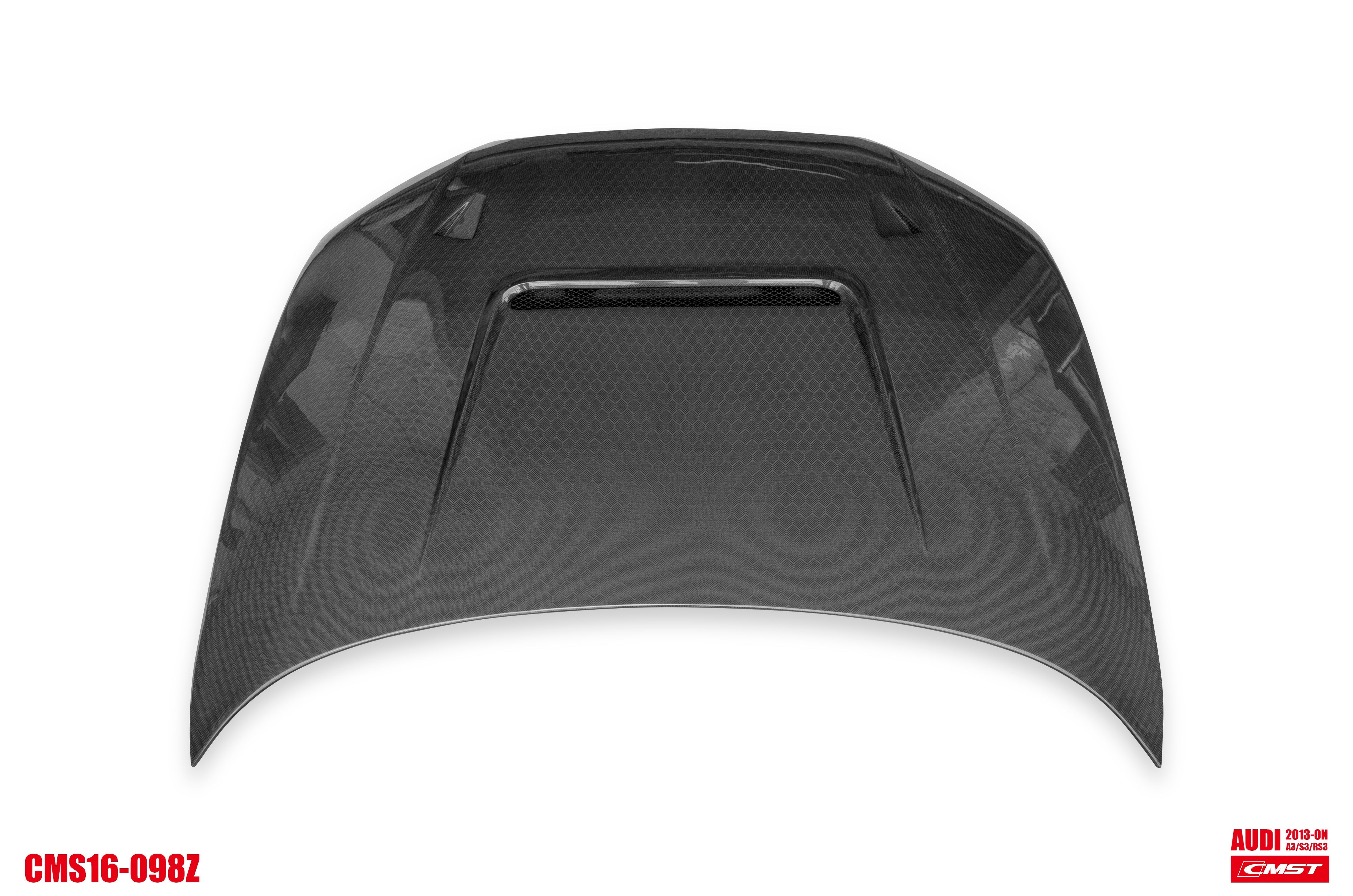 CMST Carbon Fiber Hood Bonnet Ver.4 for Audi RS3 2018-2020 & 2014-2020 A3 & A3 S Line & S3