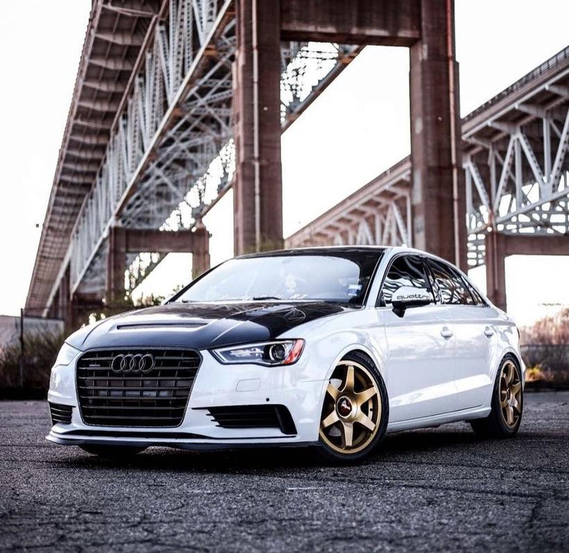 CMST Carbon Fiber Hood Bonnet Ver.2 for Audi RS3 A3 A3 S Line 2014-2020 Sedan