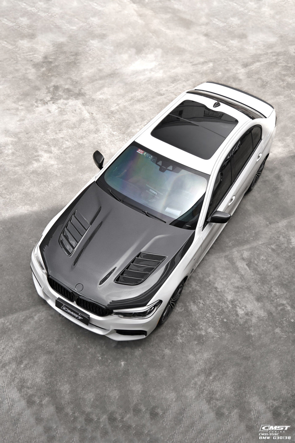 CMST Vented Carbon Fiber Hood Bonnet Ver.1 for BMW M5 F90 G30 540i M550i