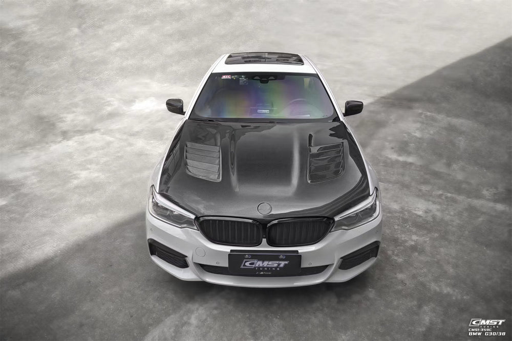 CMST Vented Carbon Fiber Hood Bonnet Ver.1 for BMW M5 F90 G30 540i M550i