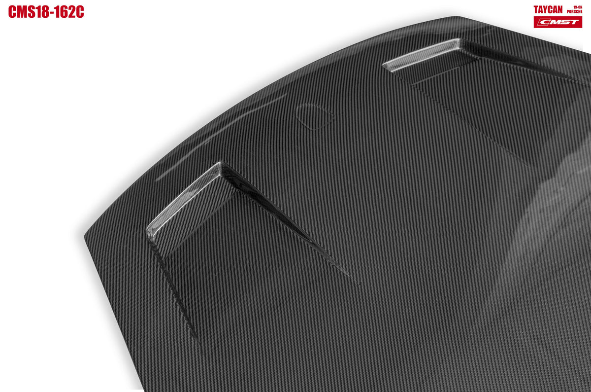 CMST Carbon Fiber Hood Bonnet for Porsche Taycan & Turbo & Turbo S