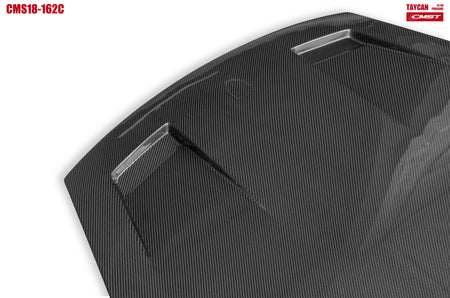 CMST Carbon Fiber Hood Bonnet for Porsche Taycan & Turbo & Turbo S