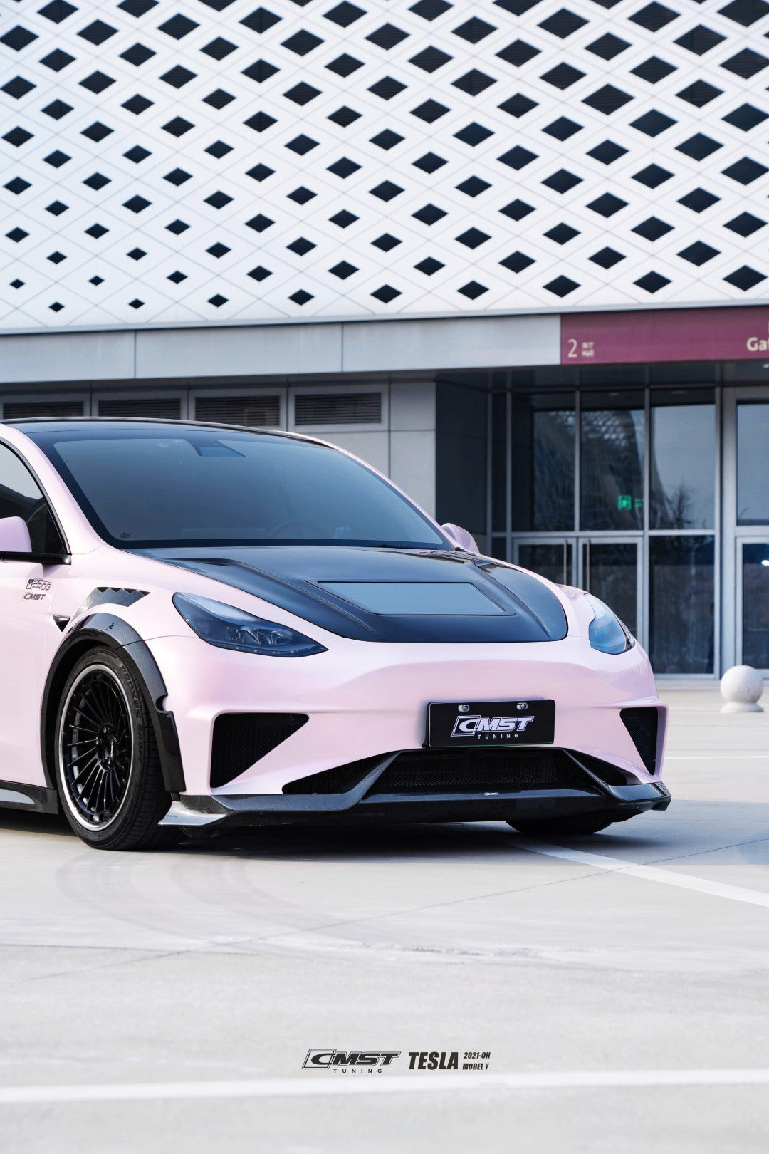 CMST Front Bumper & Lip Ver.2 for Tesla Model Y
