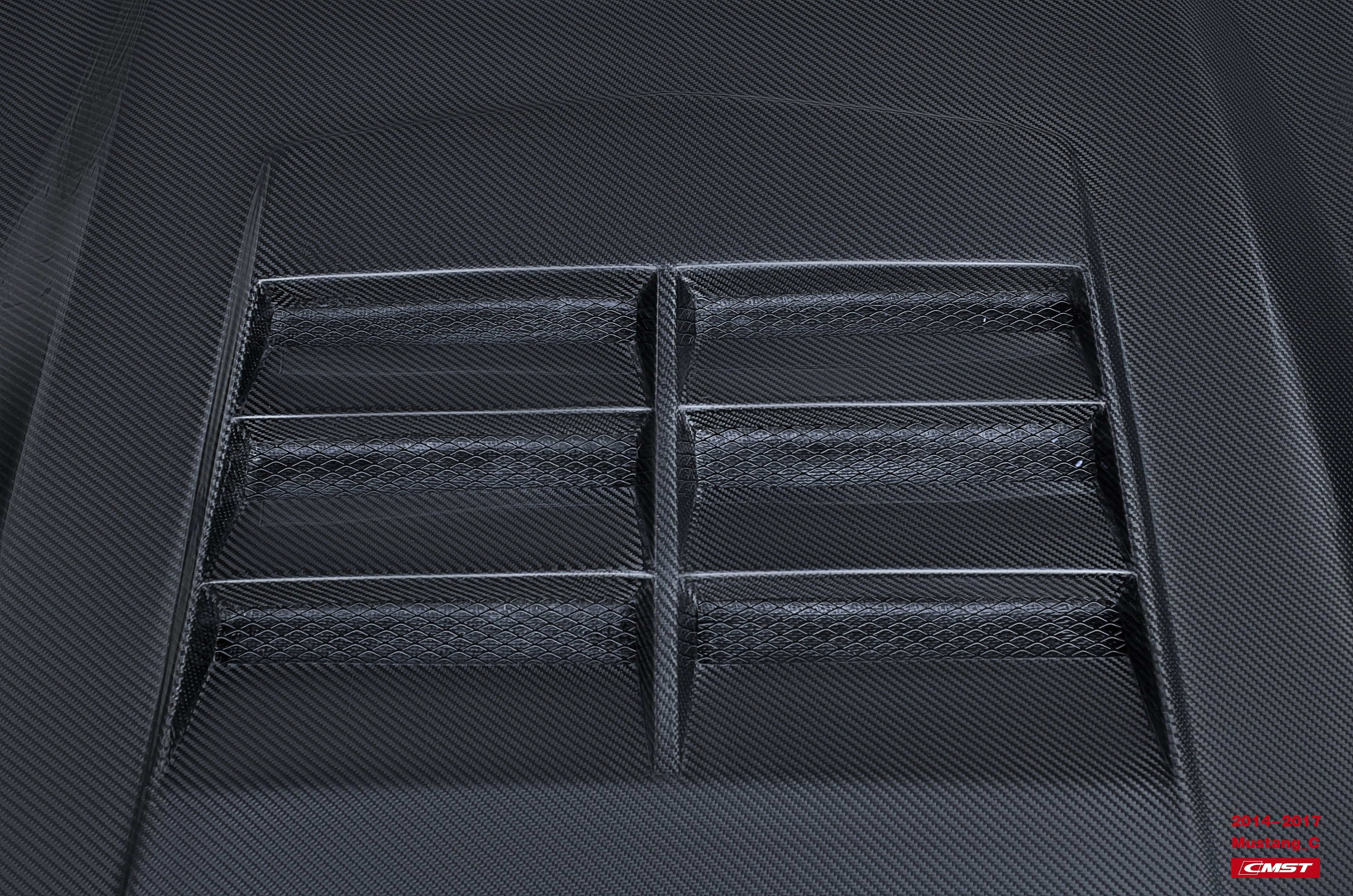 CMST Carbon Fiber Hood Ver.3 for Ford Mustang S550.1 2015-2017