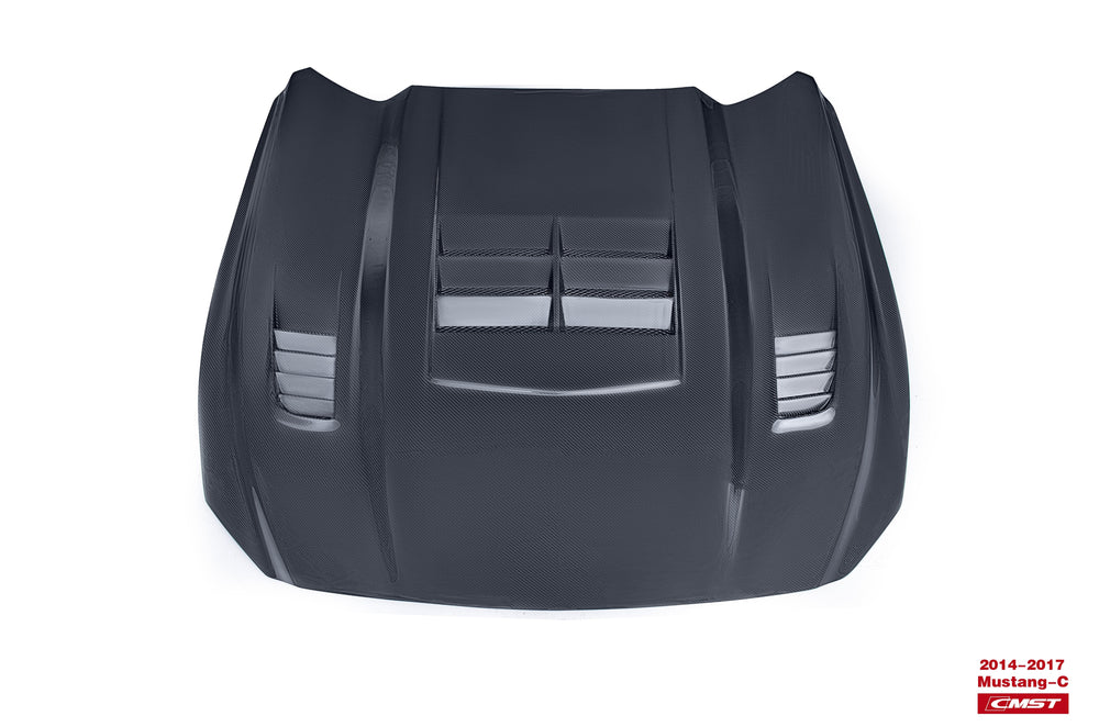 CMST Carbon Fiber Hood Ver.3 for Ford Mustang S550.1 2015-2017