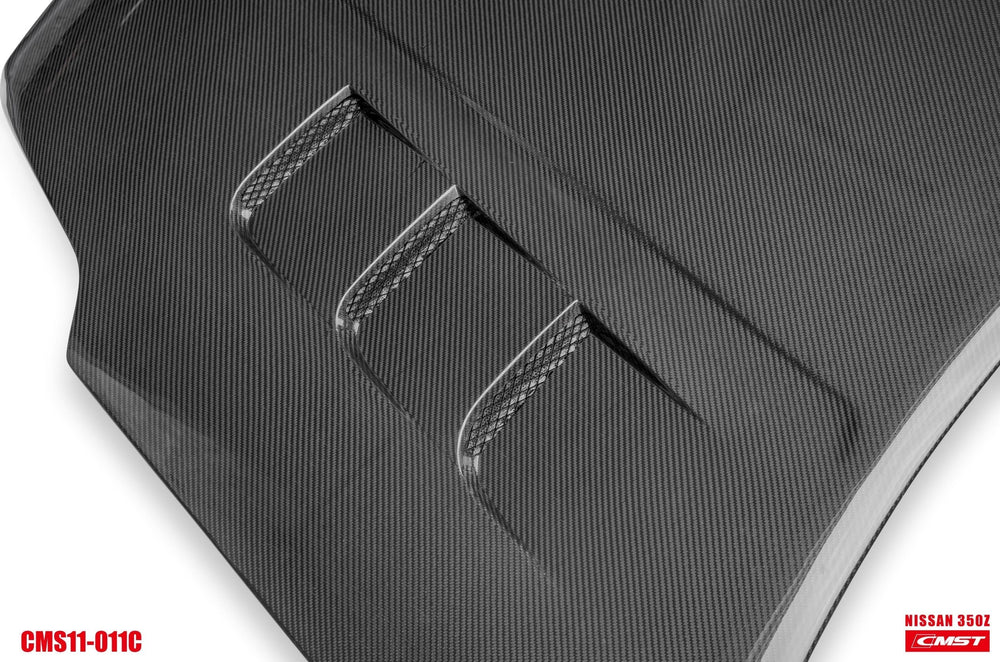 CMST Carbon Fiber Hood With Vent ver.2 for Nissan 350Z Z33 Fairlady Z Vented