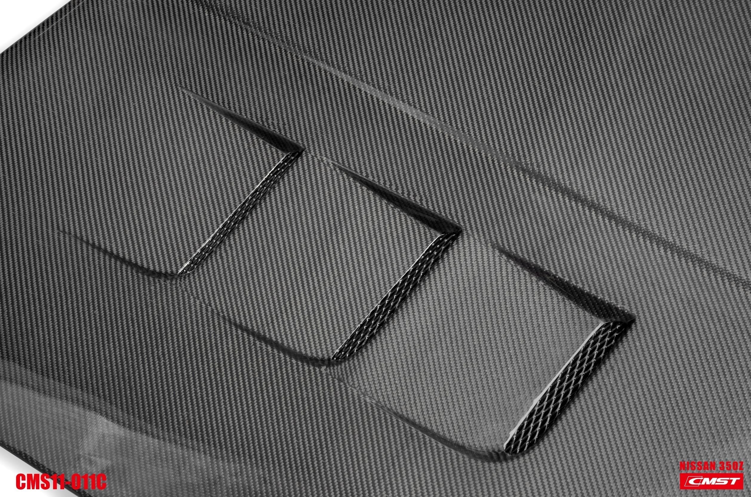 CMST Carbon Fiber Hood With Vent ver.2 for Nissan 350Z Z33 Fairlady Z Vented