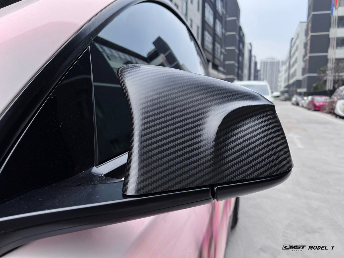 CMST Carbon Fiber Mirror Covers for Tesla Model Y