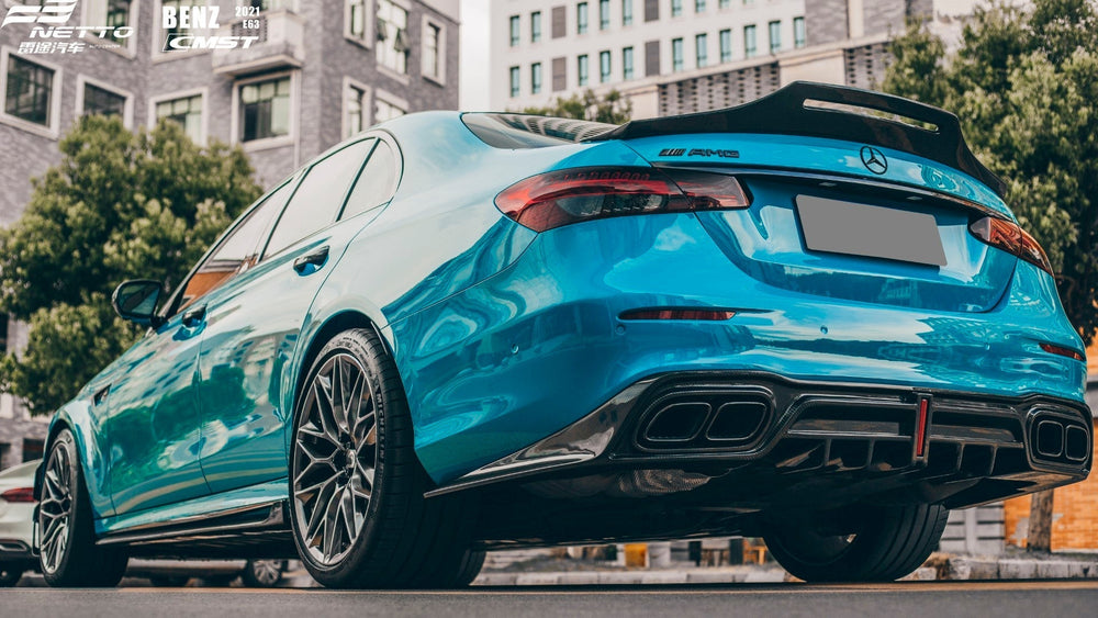 CMST Carbon Fiber REAR DIFFUSER for Mercedes Benz E350 E450 E53 E63 W213 2021-ON (Facelift)