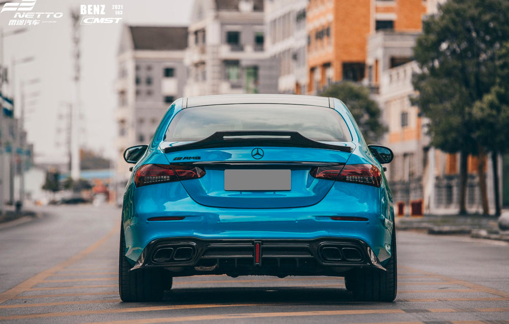 CMST Carbon Fiber REAR DIFFUSER for Mercedes Benz E350 E450 E53 E63 W213 2021-ON (Facelift)