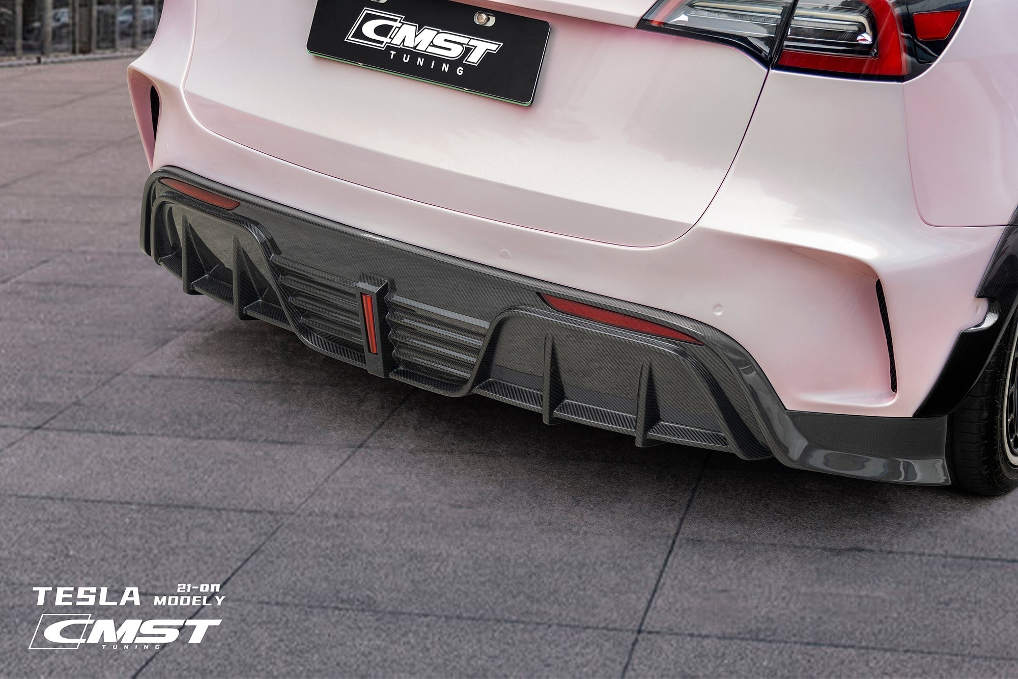 CMST Carbon Fiber Rear Diffuser Ver.6 for Tesla Model Y