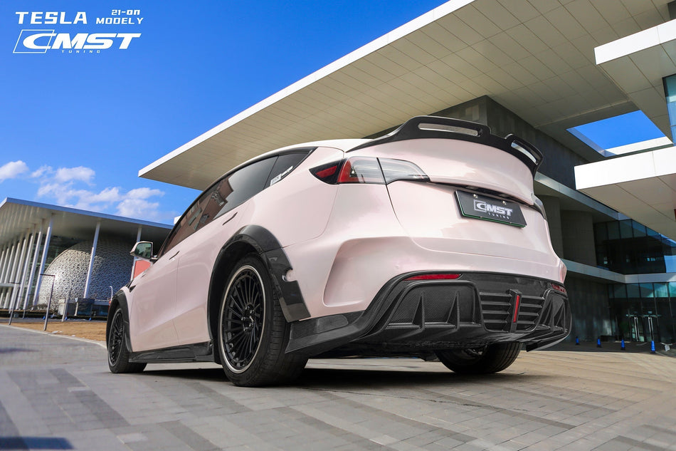 CMST Carbon Fiber Rear Diffuser Ver.6 for Tesla Model Y