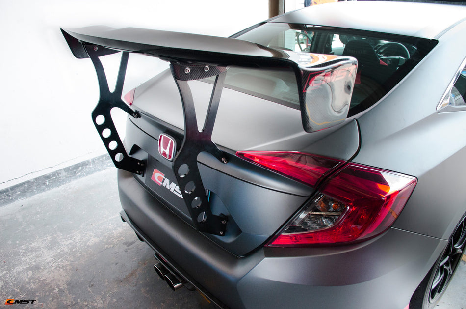 CMST Carbon Fiber Rear GT Wing for Honda 10th Gen Civic Sedan