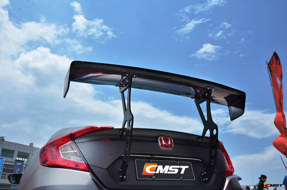 CMST Carbon Fiber Rear GT Wing for Honda 10th Gen Civic Sedan