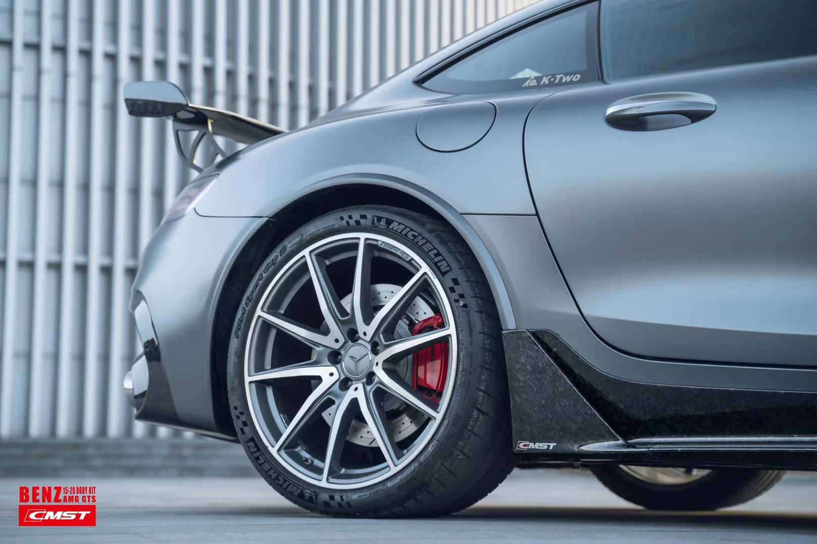 CMST Carbon Fiber Rear Spoiler Wing Ver.2 for Mercedes Benz C190 AMG GT GTS GTC 2015-2021