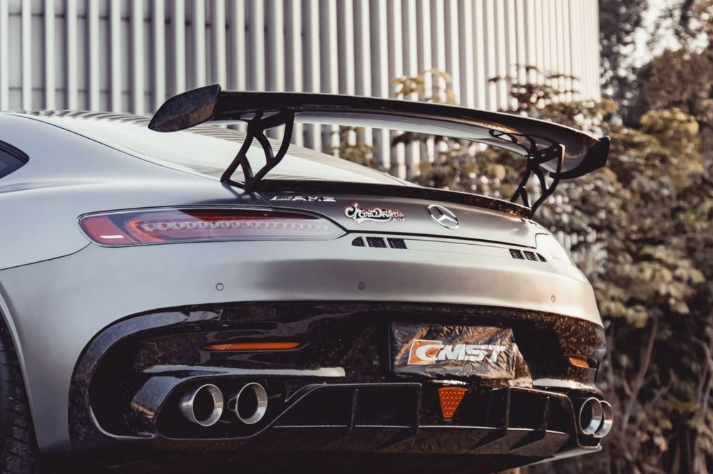 CMST Carbon Fiber Rear Spoiler Wing Ver.2 for Mercedes Benz C190 AMG GT GTS GTC 2015-2021