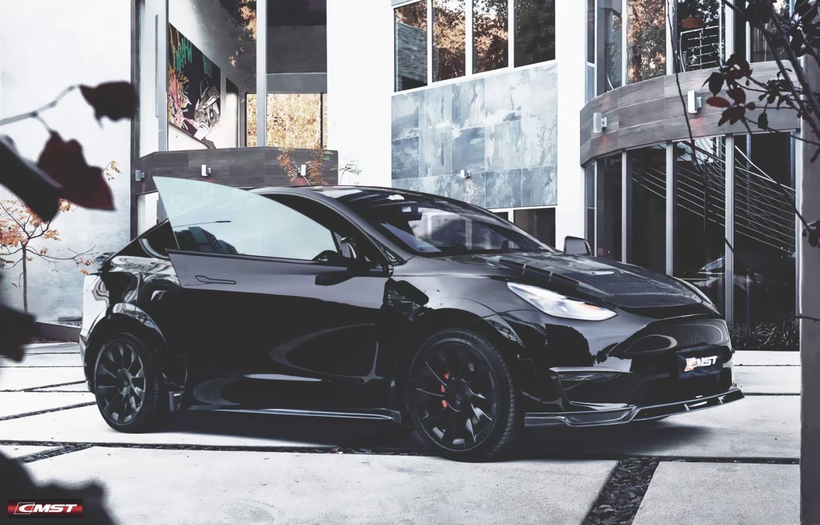 New Release! CMST Carbon Fiber Widebody Wheel Arches for Tesla Model Y