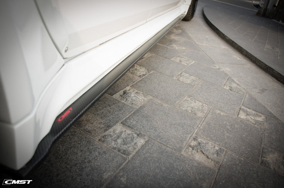 CMST Carbon Fiber Widebody Side Skirts for Volkswagen Golf & GTI & Golf R MK7 MK7.5 (4 Pcs )