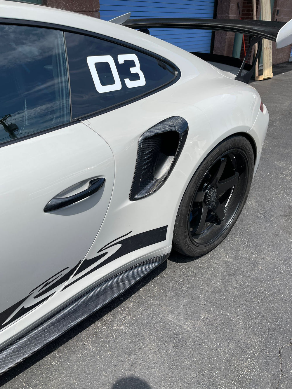CMST Carbon Fiber Side Vents for Porsche 991 991.2 GT3RS