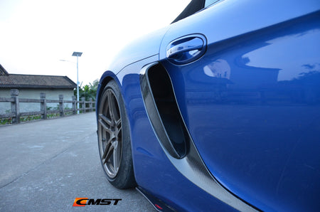 CMST Carbon Fiber Side Vent Covers for Porsche Cayman/Boxster 981 2012-2015