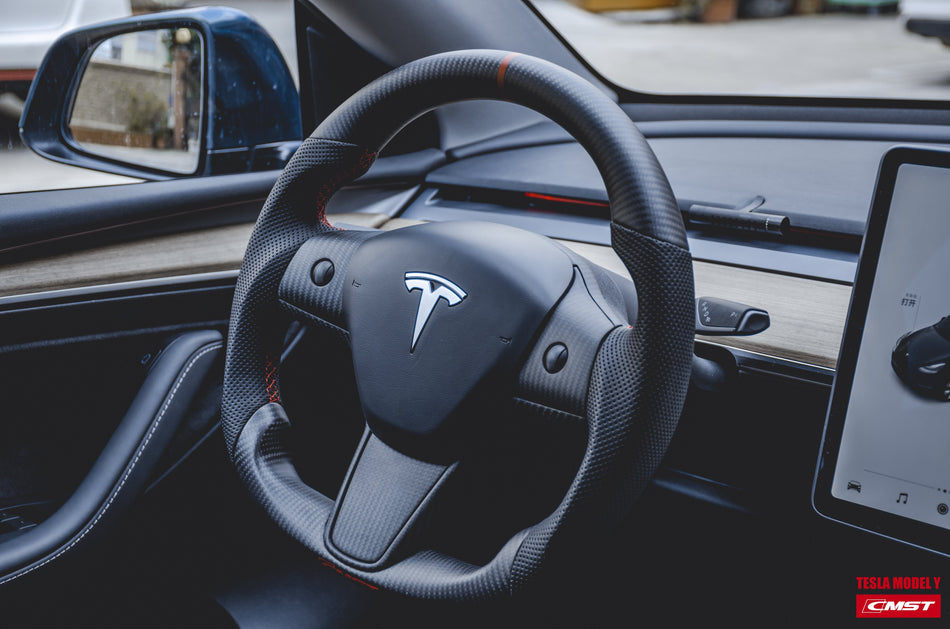 CMST Carbon Fiber Steering Wheels for Tesla Model 3 & Model Y