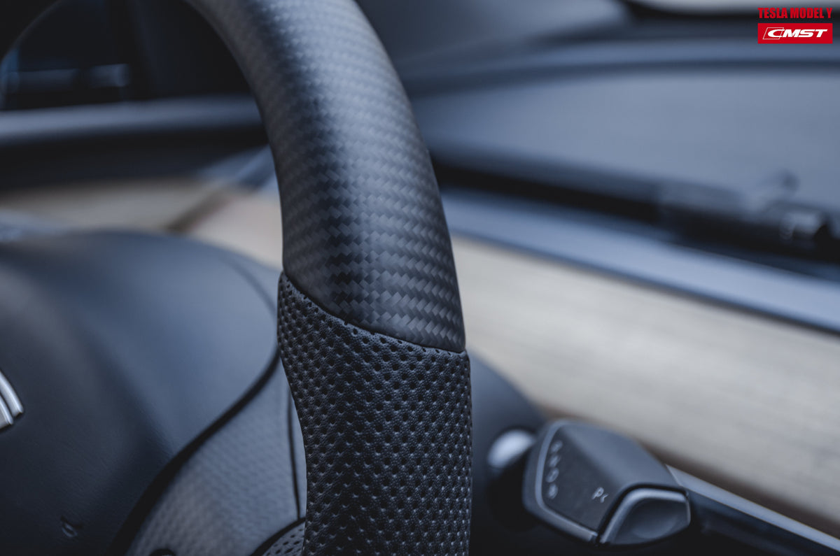 CMST Carbon Fiber Steering Wheels for Tesla Model 3 & Model Y