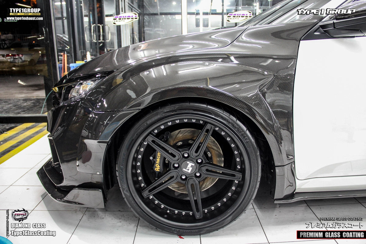 CMST Carbon Fiber Widebody Fenders & Wheel Arches for Honda 10th Gen Civic