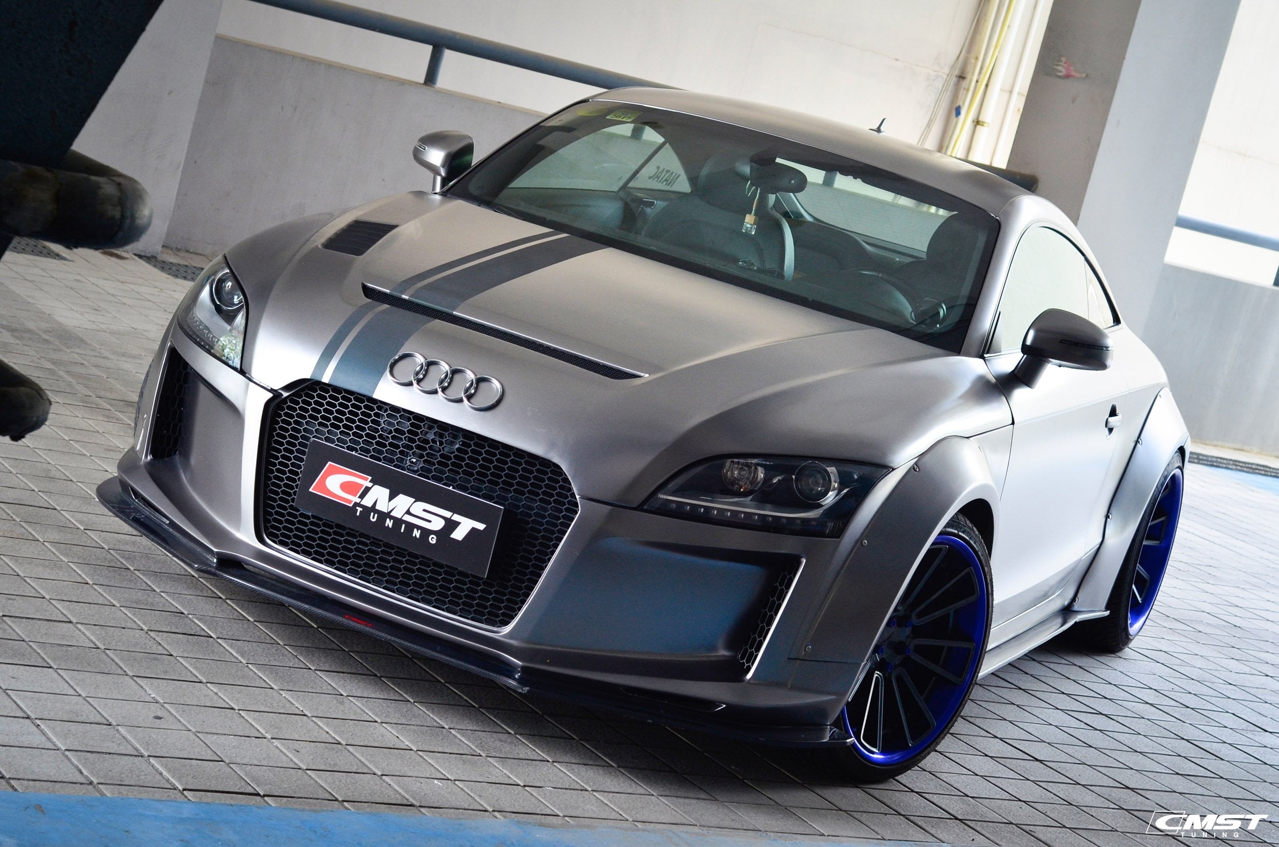 CMST Carbon Fiber Widebody Wheel Arches For Audi TT MK2 8J 2011-2015